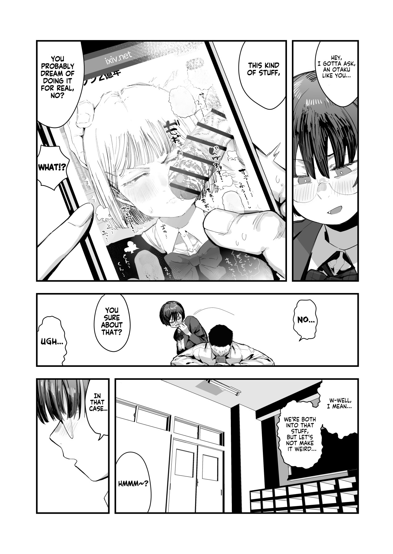 Hentai Manga Comic-My best friend was into the "cock-sniffing doujin" that I love! And now we're pervy sex friends!-Chapter 1-7
